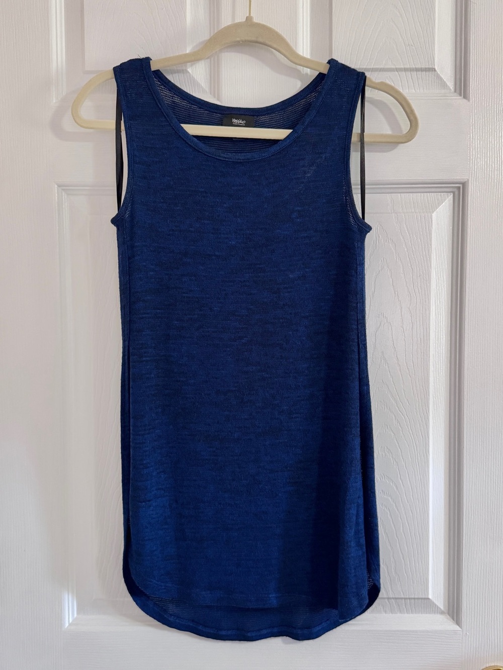 Mossimo Supply Co Navy Sleeveless Knit Tunic Tank Top XS